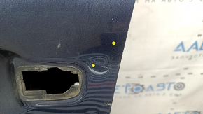 Ușă stânga față neagră Honda Insight 19-22 albastră B607M, cu ornament cromat superior, îndoită