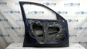 Ușă stânga față neagră Honda Insight 19-22 albastră B607M, cu ornament cromat superior, îndoită