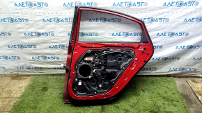 Дверь в сборе задняя правая Hyundai Sonata 11-14 hybrid красный RER, царапины