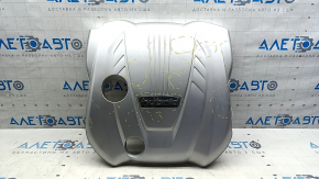 Capac motor Hyundai Sonata 11-15 hybrid zgârieturi, crom ruginit