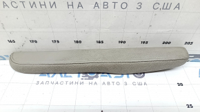 Накладка центральной консоли боковая левая верх Honda Insight 19-22 кожа, серая, под химчистку