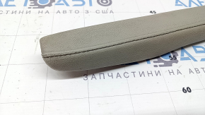 Накладка центральной консоли боковая правая верх Honda Insight 19-22 кожа, серая, под химчистку