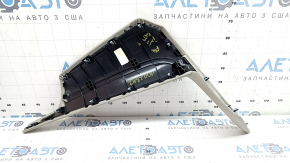 Ornamente bord dreapta pentru Honda Insight 19-22, piele gri, curățabil chimic, zgârieturi