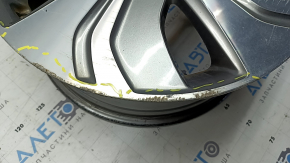 Диск колесный R17х6.5J Hyundai Sonata 14-14 бордюрка, полез хром