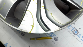 Disc roată R17x6.5J Hyundai Sonata 13-15 bordură ușoară, ornamente cromate