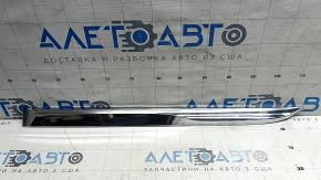 Накладка двери нижняя задняя левая Hyundai Sonata 11-14 хром hybrid, царапины
