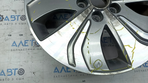 Disc roată R17x6.5J Hyundai Sonata 13-15 bordură ușoară, ornamente cromate