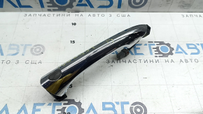 Ручка двери внешняя передняя левая Hyundai Sonata 11-14 keyless, хром, тычка