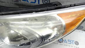 Far stânga față Hyundai Sonata 11-15 hibrid halogen, zgârieturi, decolorat
