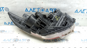 Far stânga față Hyundai Sonata 11-15 hibrid halogen, zgârieturi, decolorat