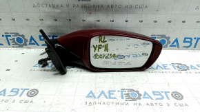Зеркало боковое правое в сборе Hyundai Sonata 11-14 7 пинов, поворотник, подогрев, красный RER, царапины, слазит лак