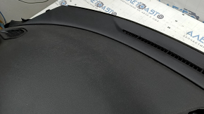 Торпедо передняя панель без AIRBAG Honda Insight 19-21 черная, в клее, под химчистку