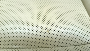 Scaun pasager Hyundai Sonata 11-15 cu airbag, mecanic, piele bej cu perforație, încălzit, piele crăpată, piele perforată, zgârieturi