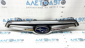 Grilă radiator Subaru Forester 19-21 SK cromată superioară, cu emblemă, lovituri, zgârieturi