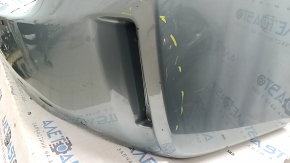 Bara spate netratată Toyota Prius V 15-17 sub margine, verde, zgârieturi, ciobiri, elemente de fixare crăpate, crăpături, ruptură