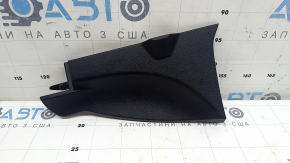 Ornament consolă centrală stânga față Toyota Prius V 15-17 negru, zgârieturi