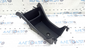 Ornamente consolă centrală Toyota Prius V 15-17, negre, zgârieturi