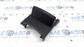 Ornament consolă centrală față pentru Toyota Prius V 15-17, negru, fără suport de pahar, zgârieturi