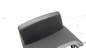 Ornament consolă centrală față pentru Toyota Prius V 15-17, negru, fără suport de pahar, zgârieturi