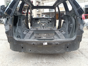 Задняя панель BMW X3 F25 11-17 2 части, на кузове, черная