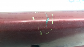 Prag stânga Hyundai Sonata 11-15 hibrid RER roșu, cu apărătoare de noroi, rupte, îndoite, zgârieturi, fixare crăpată
