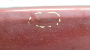 Prag stânga Hyundai Sonata 11-15 hibrid RER roșu, cu apărătoare de noroi, rupte, îndoite, zgârieturi, fixare crăpată
