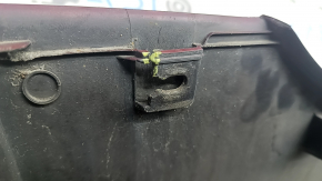 Prag stânga Hyundai Sonata 11-15 hibrid RER roșu, cu apărătoare de noroi, rupte, îndoite, zgârieturi, fixare crăpată