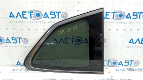 Geam fix spate dreapta pentru Subaru Forester 19-24 SK cu bandă decorativă cromată