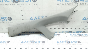 Ornament stâlp față stânga sus Toyota Prius V 17-17, material textil gri, curățabil chimic, zgârieturi