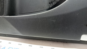 Ornament ușă, placă dreapta față, Toyota Prius V 12-17, negru, inserție piele neagră, pentru boxe JBL, cu mâner, zgârieturi, crestături