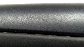 Ornamente ușă spate dreapta Toyota Prius V 12-17 negre, inserție piele neagră, sub JBL, cu mâner, zgârieturi, crestături