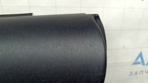 Ornamente ușă spate dreapta Toyota Prius V 12-17 negre, inserție piele neagră, sub JBL, cu mâner, zgârieturi, crestături