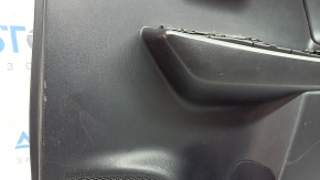 Ornamente ușă spate dreapta Toyota Prius V 12-17 negre, inserție piele neagră, sub JBL, cu mâner, zgârieturi, crestături