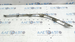 Banda barei de protecție față, stânga, Nissan Murano z52 19-24 este crăpată