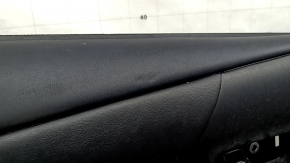 Ornament ușă, stânga față, Toyota Prius V 12-17, negru, inserție din piele neagră, pentru difuzoare JBL, cu mâner, zgârieturi, lovituri