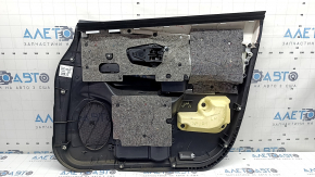 Ornament ușă, stânga față, Toyota Prius V 12-17, negru, inserție din piele neagră, pentru difuzoare JBL, cu mâner, zgârieturi, lovituri