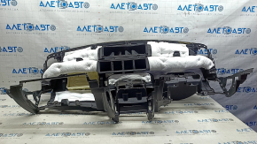 Торпедо передняя панель без AIRBAG Hyundai Sonata 11-14 коричневая, трещины