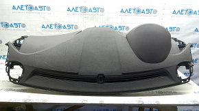 Торпедо передняя панель без AIRBAG Hyundai Sonata 11-14 коричневая, трещины