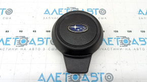 Airbag în volanul șoferului Subaru Forester 19-24 SK negru, clapă ruginită, emblemă oxidată