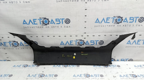 Верхняя накладка переднего бампера Nissan Murano z52 19-23 без парктроников, черный глянец, сколы, царапины, надломано крепление