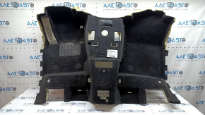Tapițerie podea față BMW X3 F25 11-17 neagră, M-Sport, necesită curățare chimică, zgârieturi pe crom, spumă ruptă, plasă întinsă