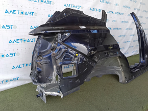 Aripă spate dreapta Hyundai Tucson 22-26 Coreea, tăiată cu stâlpul central, albastru, împunge