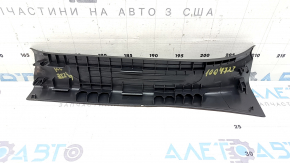 Ornament prag interior spate stânga Nissan Murano z52 17-24 negru 3 dungi, zgârieturi, curățabil chimic