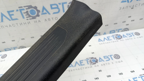 Ornament prag interior spate stânga Nissan Murano z52 17-24 negru 3 dungi, zgârieturi, curățabil chimic