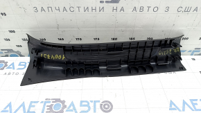 Ornament prag interior spate dreapta Nissan Murano z52 17-24 negru 3 dungi, zgârieturi, curățabil chimic