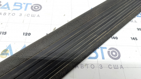 Ornament prag interior ușă față stânga Nissan Murano z52 17-24 negru 3 dungi, zgârieturi, curățabil chimic