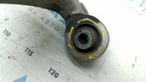 Brațul de control stânga față inferior al unui Hyundai Sonata 11-15 hibrid are silent block-uri rupte și un opritor spart