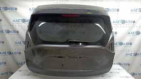 Дверь багажника голая со стеклом Nissan Murano z52 20-24 тонировка, графит KAD, с спойлером, накладками спойлера, стоп-сигналом, трапецией и поводком заднего дворника, царапины на стекле