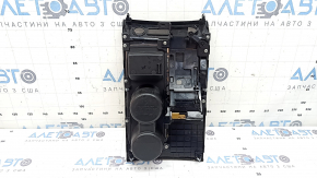 Ornamente consolă centrală cu suporturi de pahare pentru Nissan Murano z52 19-21, gri, pentru AUX și USB, fără scaune încălzite și pentru butonul start-stop, zgârieturi, lovituri