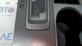 Ornamente consolă centrală cu suporturi de pahare pentru Nissan Murano z52 19-21, gri, pentru AUX și USB, fără scaune încălzite și pentru butonul start-stop, zgârieturi, lovituri
